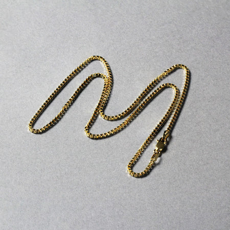 Classic Box Chain 1.4mm - 14k Yellow Gold
