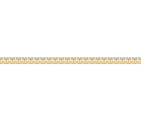 (2 cttw) Round Diamond Tennis Bracelet -  14k Yellow Gold