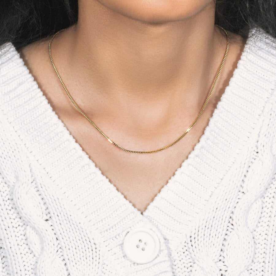 14k Yellow Gold Franco Chain (1.20 mm)