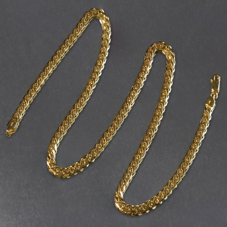 10k Yellow Gold Lite Figaro Chain (6.60 mm)