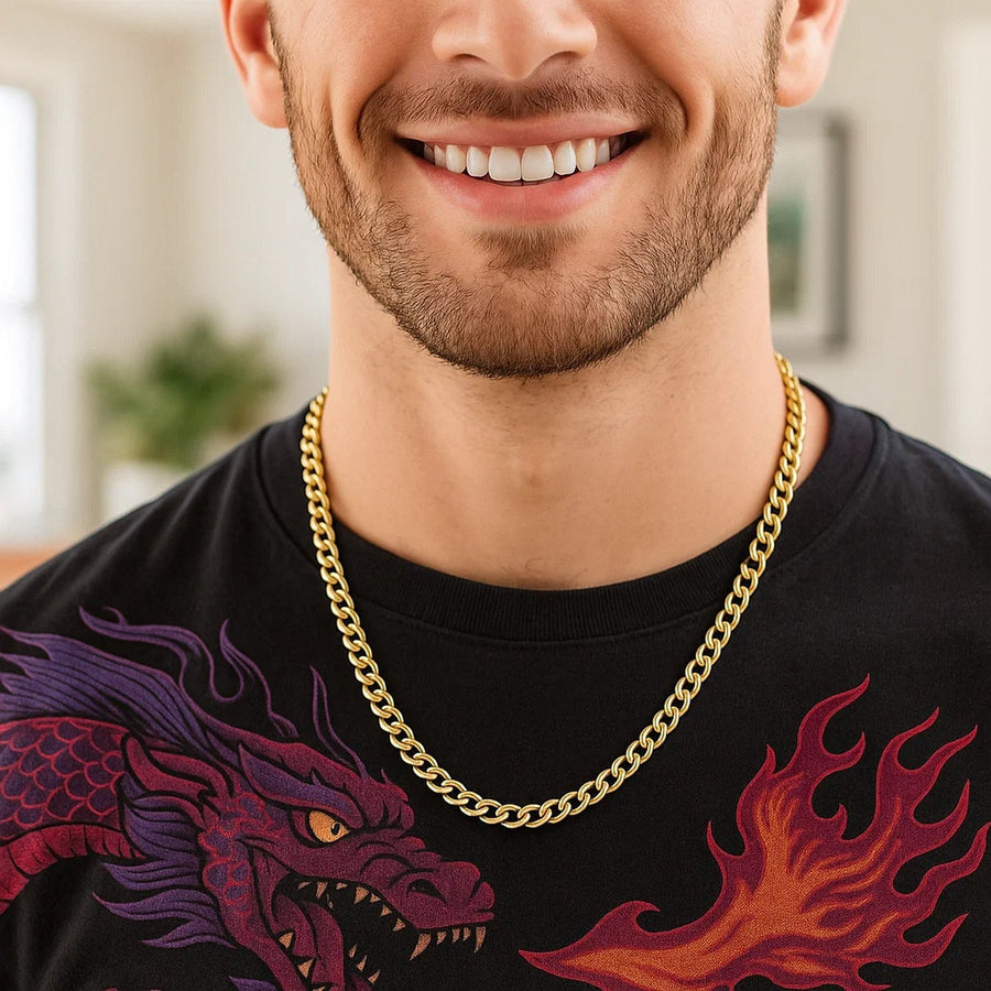 14k Yellow Gold Curb Chain (6.20 mm)