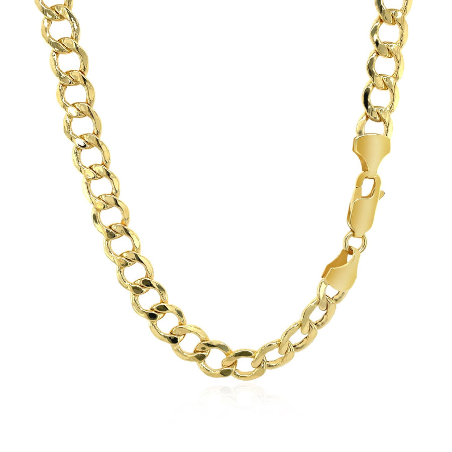 14k Yellow Gold Curb Chain (6.20 mm)