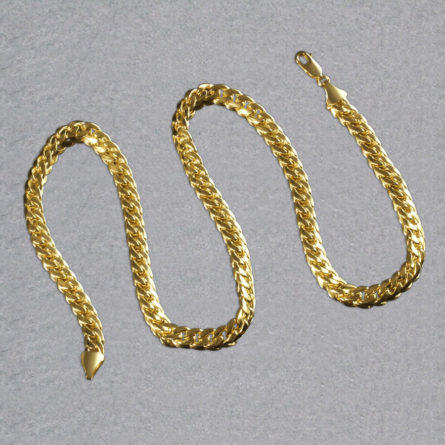 10k Yellow Gold Light Miami Cuban Chain (7.00 mm)