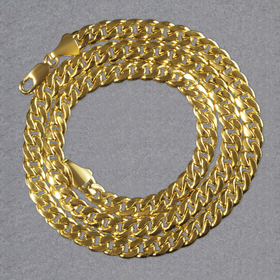 10k Yellow Gold Light Miami Cuban Chain (7.00 mm)