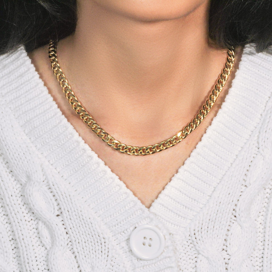 10k Yellow Gold Light Miami Cuban Chain (7.00 mm)