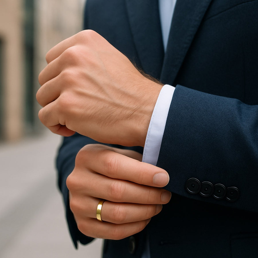 14k Yellow Gold Comfort Fit Wedding Band(5.00 mm)