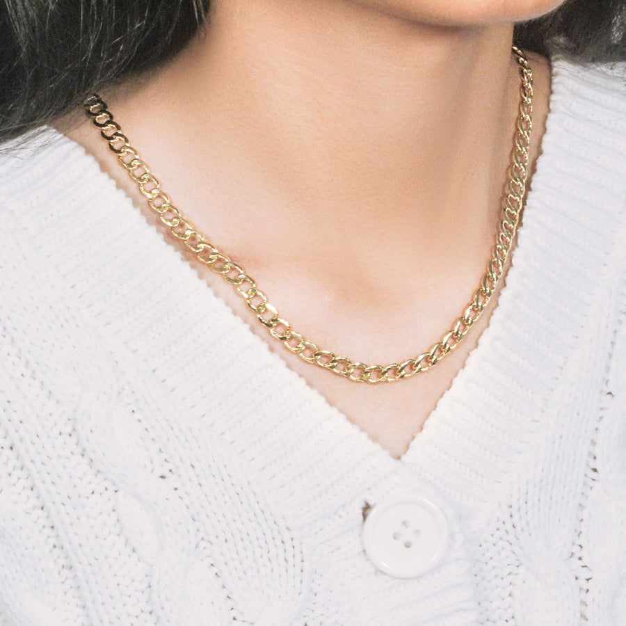 10k Yellow Gold Curb Chain (6.20 mm)