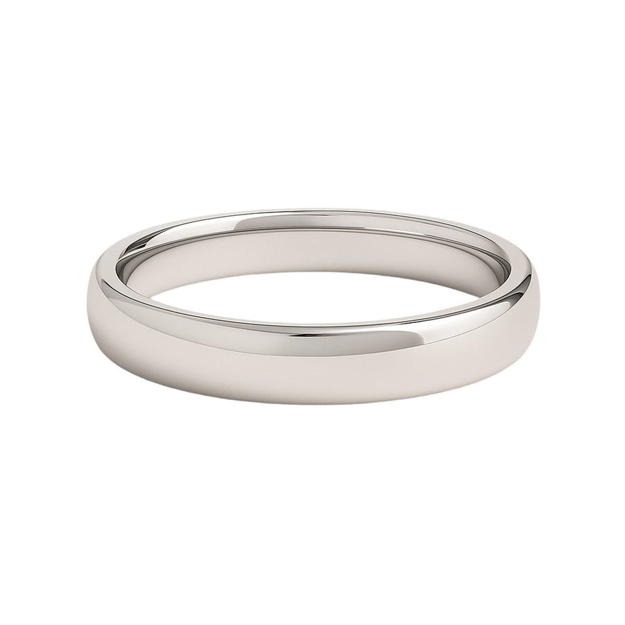 14k White Gold Comfort Fit Wedding Band(4.00 mm)