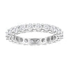 1 Carat (Ctw) 14K White Gold round Diamond Ladies Eternity Wedding Anniversary Stackable Ring Band Value Collection