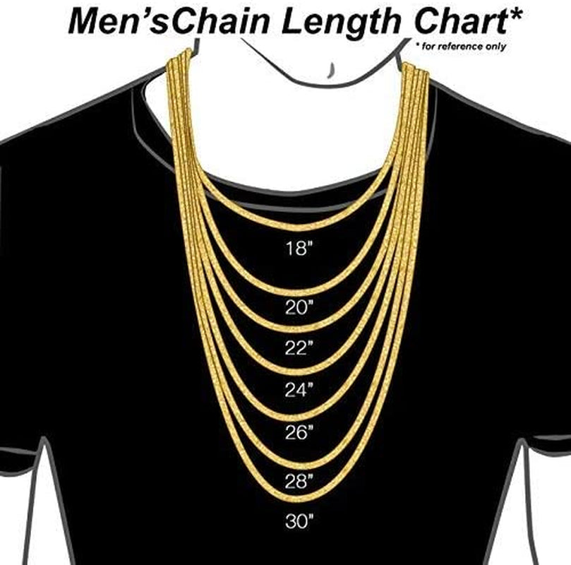 18K Solid Gold 1.8MM, 2.5MM, 3MM, 3.8MM, 4.5MM, 5.5MM, 7MM Cuban Curb Link Chain Necklace- Made in Italy