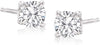 14K White Gold Diamond Stud Earrings I-J Color / I2-I3 Clarity