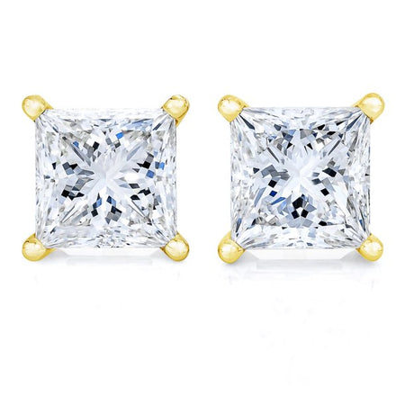 1/2 Carat Solitaire Diamond Stud Earrings