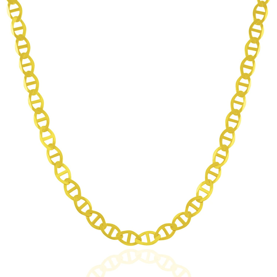5.5mm Mariner Link Chain - 10k Yellow Gold
