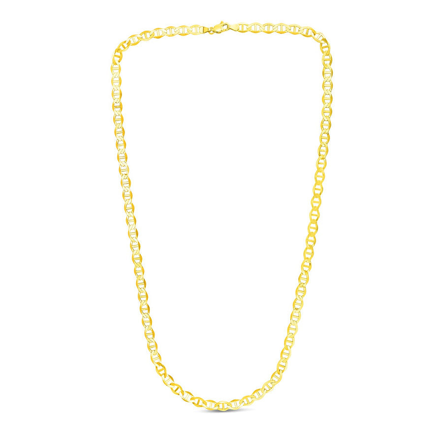 5.5mm Mariner Link Chain - 10k Yellow Gold