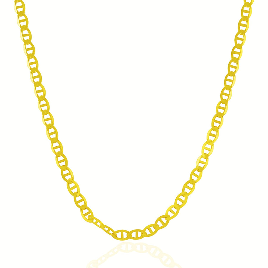 4.5mm Mariner Link Chain - 10k Yellow Gold