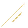 2.3mm Diamond Cut Cable Link Chain - 14k Yellow Gold