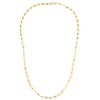 14k Yellow Gold Necklace with Polished Circles