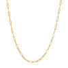 14K Yellow Gold Wide Paperclip Chain (3.3mm)