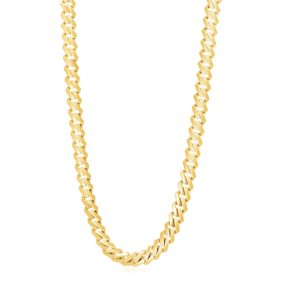 Modern Lite Edge Chain in 14k Yellow Gold (11.5 mm)