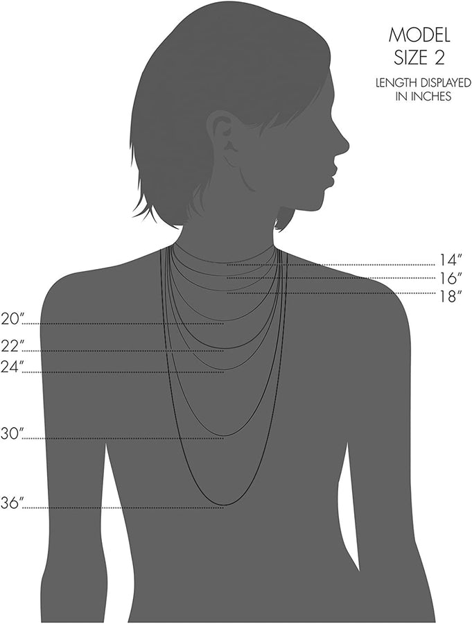 Au Naturale Solid 14K Yellow Gold 2 Mm Capsule Paper Clip Link Chain Necklace | Made in Italy