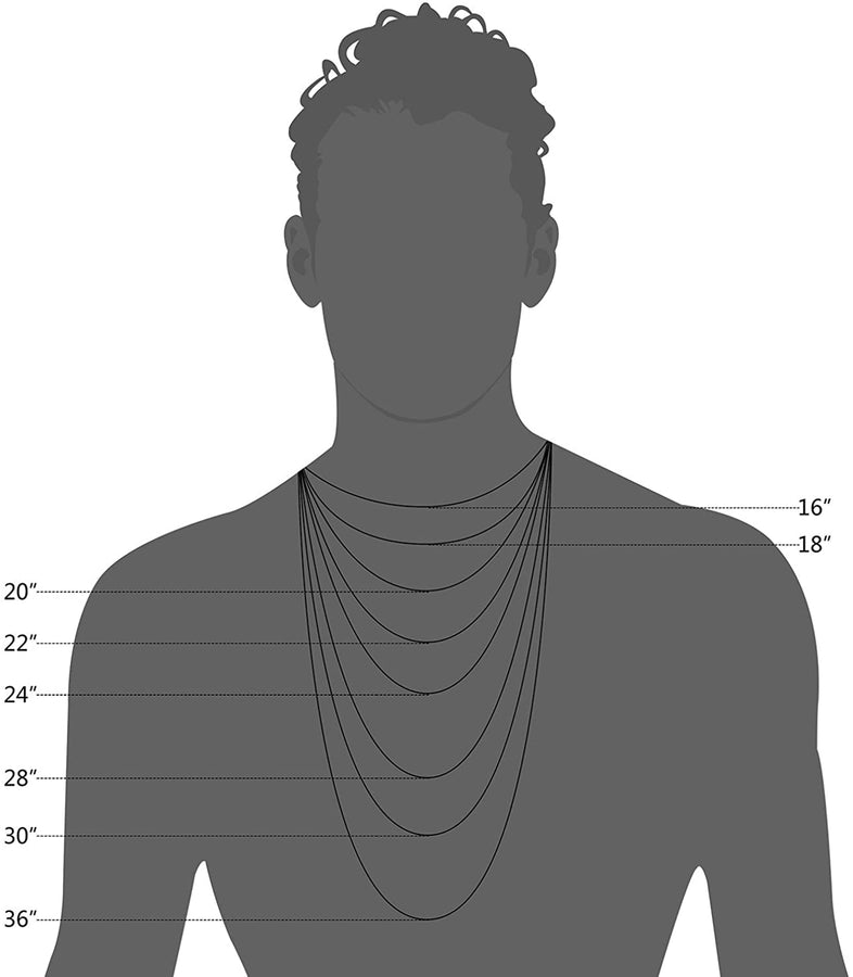 Solid 14K Yellow Gold Filled Mariner Link Chain Necklace for Men and Women (3.3 Mm, 4 Mm, 5 Mm, 5.8 Mm or 7.8 Mm)