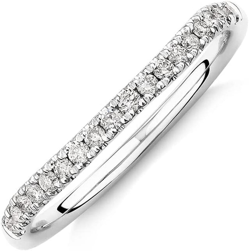 1 Carat Bridal Set Moissanite Engagement Rings for Women Platinum Plated Silver Rings Moissanite Rings